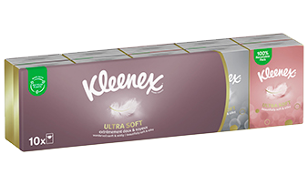 Kleenex<sup>®</sup> Ultra Soft zakdoeken
